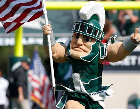To commemorate the anniversary, the season tickets are marked with a commemorative logo and feature pictures of some of the greatest Spartans that played their college football inside Spartan Stadium. . Spartans illustrated news